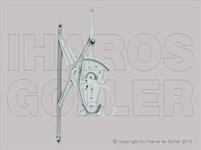 Renault Fluence 2013- - Ablakemelő motor nélkül, jobb első (nem 3 ajtós)