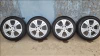 5x114.3 lyukosztású 17" használt alufelni, rajta 205/55 használt Vredestein nyári gumi gumi 