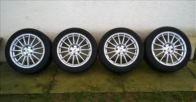 Eladó 4db 18-as 5x114.3-as it Wheels alufelni 245/45R18 Uniroyal nyári gumival