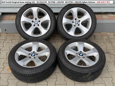 R19 5x120 Original bmw styling 132 - X5 E53 E70   9J ET48 + 255/50  10J ET45 + 285/45 