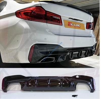 BMW G30 G31 G38 M5 style hátsó lökhárító diffúzor, 2017-2023