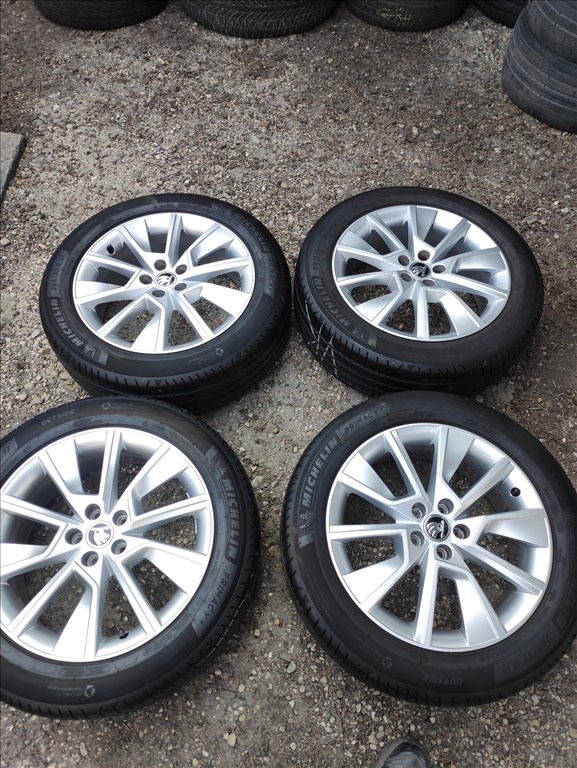 17" 5x100 Skoda Kamiq VW T-cross 205/55r17 Michelin nyári 185eft/4db 2. kép