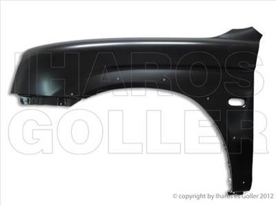 Mitsubishi L200 2001-2007 - Első sárvédő bal, oldalvillogós (kerékív lyukkal)