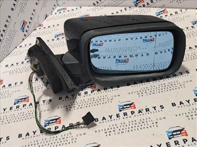 BMW E46 sedan touring fekete Schwarz 2 jobb visszapillantó tükör - high glossy talppal