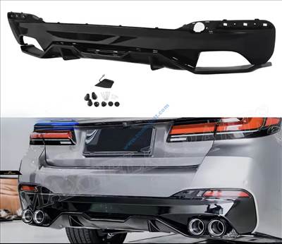 BMW G30 G31 G38 M paket hátsó lökhárító diffúzor / fényes fekete /2017-2023