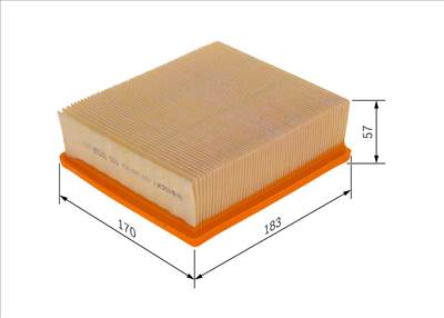 légszűrő BOSCH F 026 400 056 for SUZUKI, FIAT