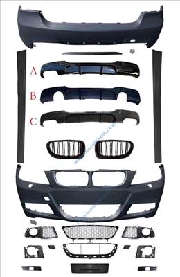 BMW E90 Lci M-tech, M-paket lökhárító szett 2008-2013