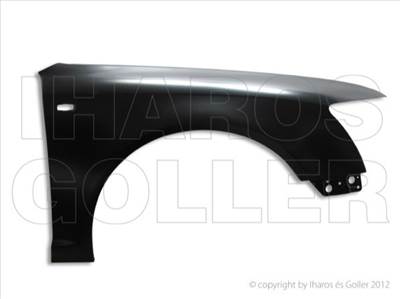 Audi A6 2004-2008 - Első sárvédő jobb, oldalvillogós (acél)