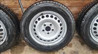  5x120 lyukosztású 16" újszerű lemezfelni, rajta 205/65 újszerű Uniroyal nyári gumi gumi 