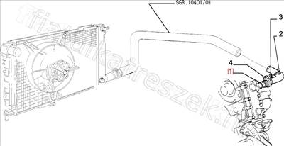 Tömítés FIAT DUCATO 06>/ 14> 2.62X36.17 -  - 14458580, 14458580 -  - FIAT eredeti Egyéb 14458580