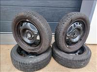  15" felújított lemezfelni, rajta 145/65 újszerű Matador nyári gumi gumi 
