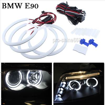 BMW Opál LED Angel eyes E90, E91, E46 compakt , E83 X3 , jégfehér