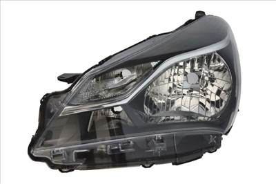 Toyota Yaris 2017.03.01-2020.05.30 utángyártott új bal első fényszóró H4/WY21W+W21/5W (motorral) TYC 811700dj70