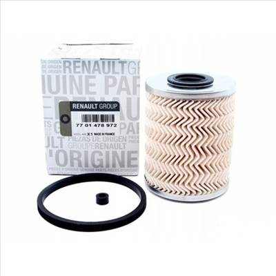 Renault Megane II 1.9dci gyári új üzemanyagszűrő, gázolajszűrő betét 2002-2012-ig