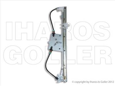 Fiat Punto 2005-2009 Grande  - Ablakemelő mot nélk., aut stop, bal első (5 ajtós)
