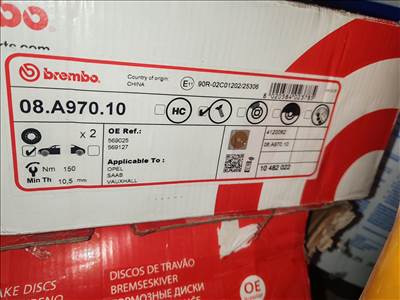 Opel insignia Brembo nagy fékszett 