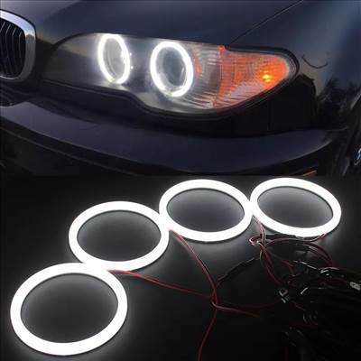 BMW Opál LED Angel eyes E46 facelfit coupe / cabrio jégfehér