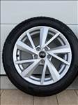  5x112 lyukosztású 17" új (gyári felni) alufelni, rajta 215/55 új Bridgestone nyári gumi gumi 