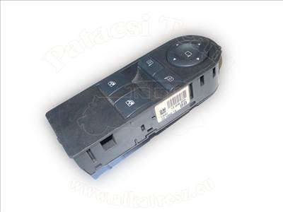 Opel Astra H 2003-2012 - kapcsoló, első ablakemelők és tükörök, kivéve behajtható, vezető oldal, antracit, jelölés: CD
