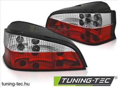 Peugeot 106 PEUGEOT 106 96-03 RED WHITE Tuning-Tec Hátsó Lámpa