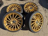  5x112 lyukosztású 19" újszerű Keskin alufelni, rajta 235/35 használt nyári gumi gumi 