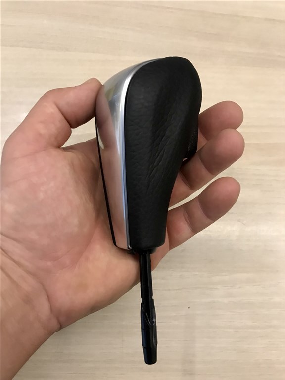 BMW automata váltókar ezüst-bőr E81, E82, E87, E90, E91, E92, E93, E84, 25167585524 7. kép