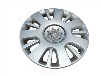 Opel Astra H 2003-2012 - dísztárcsa, ezüst, 6.5Jx16 acél keréktárcsához, 07-, vauxhall, jelölés: QH
