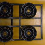 Citroen-Peugeot (5774) Festett 13" 4x108 lemezfelni 