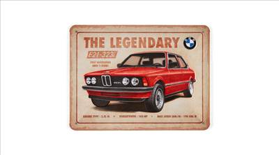 Gyári BMW E21 323i fém parkoló tábla 80235B81117