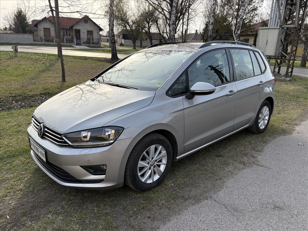 VW GOLF SPORTSVAN 1.6 TDI BMT Trendline DIGIT KLÍMA/TEMPOMAT/ÜLÉSFŰTÉS/VONÓHOROG/FRISS MŰSZAKI 2. kép