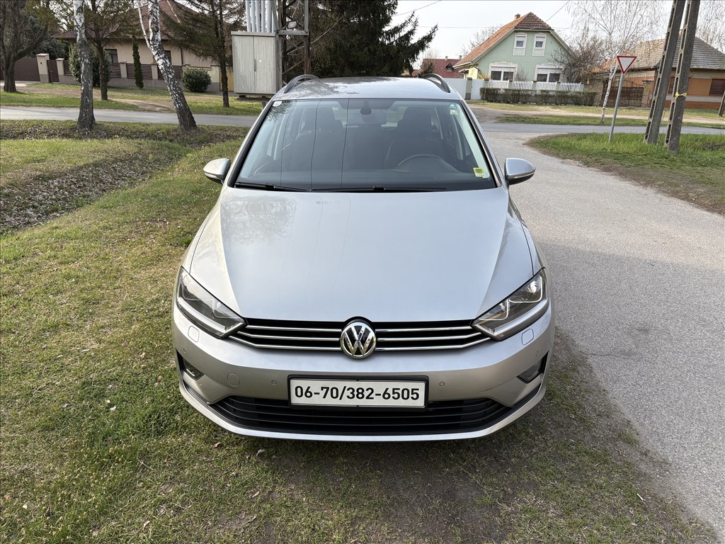 VW GOLF SPORTSVAN 1.6 TDI BMT Trendline DIGIT KLÍMA/TEMPOMAT/ÜLÉSFŰTÉS/VONÓHOROG/FRISS MŰSZAKI 3. kép