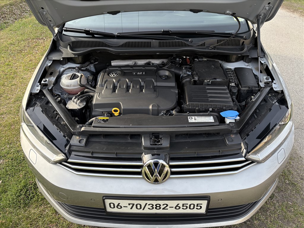 VW GOLF SPORTSVAN 1.6 TDI BMT Trendline DIGIT KLÍMA/TEMPOMAT/ÜLÉSFŰTÉS/VONÓHOROG/FRISS MŰSZAKI 13. kép