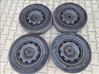  5x100 15" lemezfelni garnitúra Semperit téli gumikkal 