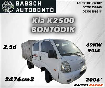 Kia K2500 bontott alkatrészei