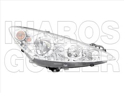 Peugeot RCZ 2010-2012 - Fényszóró H7/H1 jobb (motorral) TYC