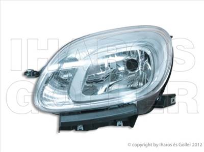 Fiat Panda 2012- - Fényszóró bal H4 (motorral) DEPO