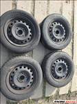  15" használt lemezfelni, rajta 185/65 újszerű téli gumi gumi 