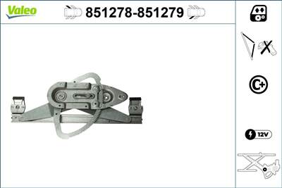 ablakemelő VALEO 851278 for FORD