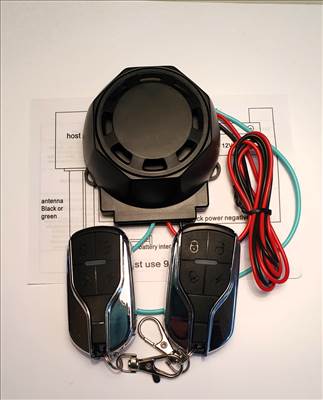 Motorriasztó Új motor riasztó ÜTÉSRE MOZGATÁSRA RIASZT. Távindítás funkció! Hangos