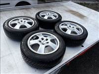  5x112 lyukosztású 16" újszerű RONAL alufelni, rajta 205/55 újszerű Bridgestone téli gumi gumi 