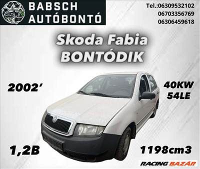 Skoda Fabia I Bontott Alkatrészei