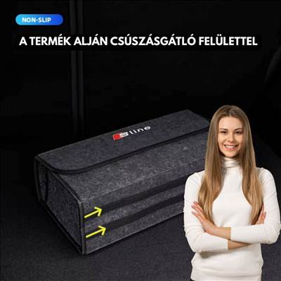 Autós csomagtartó rendszerező táska – S Line dizájn