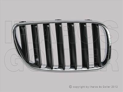 BMW X3 2007-2010 E83 - Hűtődíszrács jobb króm-fekete