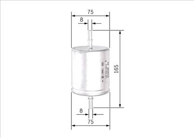 Üzemanyagszűrő BOSCH 0 450 905 927 for FORD
