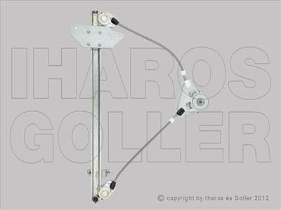 Chevrolet Spark 2005-2010 - Ablakemelő (motoros) jobb első (5 ajtós)