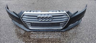 Audi A4 (B9 - 8W) radaros első lökhárító díszráccsal, szürke színben 8w0807437