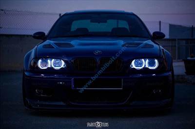 BMW DTM U style Angel eyes E46 halogén