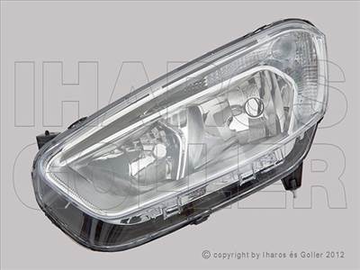 Ford Transit Courier-Tourneo 2014-2022 - Fényszóró H7/H15 bal, króm ház. -18 AYFAR