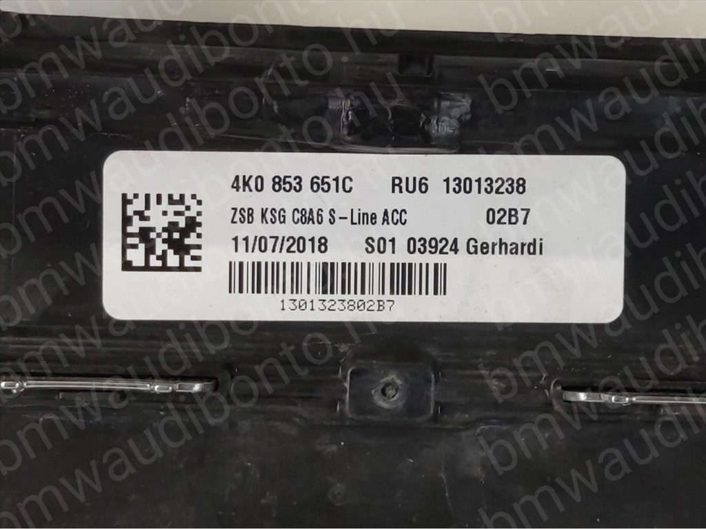 AUDI A6 C8 (4A2) Hűtőrács (4K0853651C) 3. kép