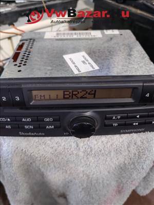 Autórádió SKODA Symphony cd  skzaz9f SKZAZ9F